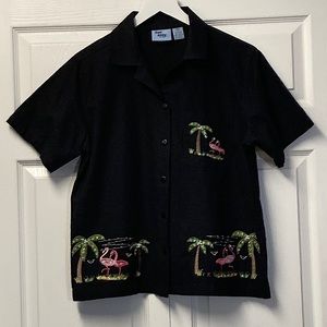 Jane Ashley Embroidered Blouse